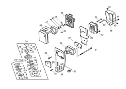 srmf-3 echo-brushcutters-trimmers part diagram