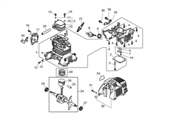 srmf-3 echo-brushcutters-trimmers part diagram