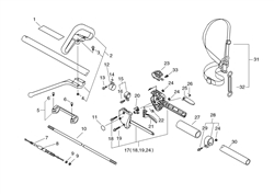 srmf-3 echo-brushcutters-trimmers part diagram