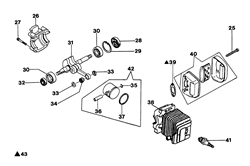 131 efco-petrol-chainsaws part diagram