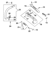 131 efco-petrol-chainsaws part diagram