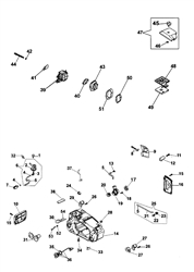 132s efco-petrol-chainsaws part diagram