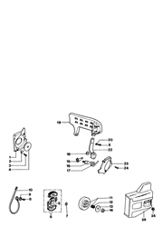 134 efco-petrol-chainsaws part diagram