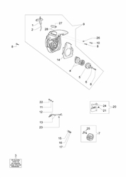 136 efco-petrol-chainsaws part diagram