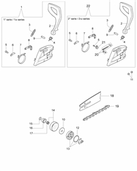 137 efco-petrol-chainsaws part diagram