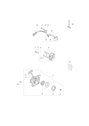 137 efco-petrol-chainsaws part diagram