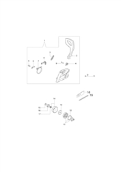 137 efco-petrol-chainsaws part diagram