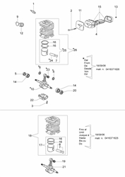 140s efco-petrol-chainsaws part diagram