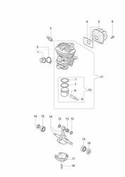 141sp efco-petrol-chainsaws part diagram