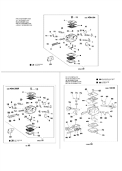 147 efco-petrol-chainsaws part diagram