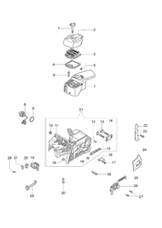 147 efco-petrol-chainsaws part diagram