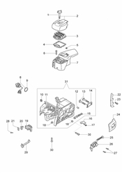 152 efco-petrol-chainsaws part diagram
