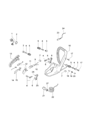 152 efco-petrol-chainsaws part diagram