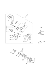152 efco-petrol-chainsaws part diagram