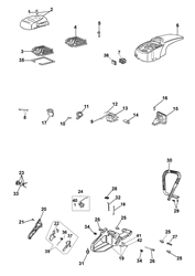 156 efco-petrol-chainsaws part diagram