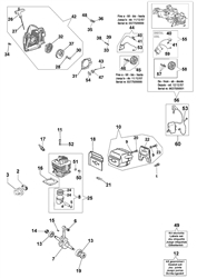 156 efco-petrol-chainsaws part diagram