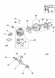 170 efco-petrol-chainsaws part diagram