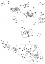 171 efco-petrol-chainsaws part diagram