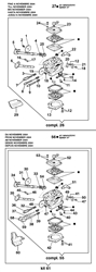171 efco-petrol-chainsaws part diagram