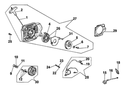 180 efco-petrol-chainsaws part diagram
