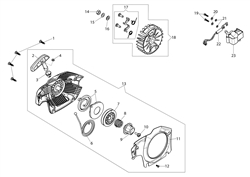 313b8d2a-2ec5-44e6-ba1d efco-petrol-chainsaws part diagram