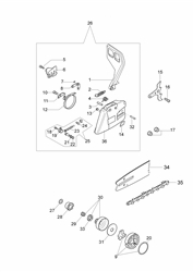 34804962-0a91-4642-bd76 efco-petrol-chainsaws part diagram