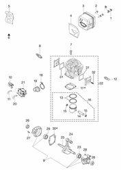 34804962-0a91-4642-bd76 efco-petrol-chainsaws part diagram