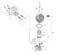 3539f21b-4edf-4516-bf34 efco-petrol-chainsaws part diagram