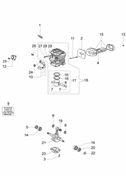 37e50952-85b6-4933-8965 efco-petrol-chainsaws part diagram