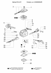 37e50952-85b6-4933-8965 efco-petrol-chainsaws part diagram