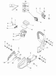41f8d49b-39fb-43ad-9b1a efco-petrol-chainsaws part diagram