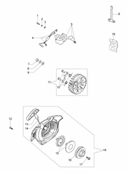 4477c818-1612-4e46-ba24 efco-petrol-chainsaws part diagram