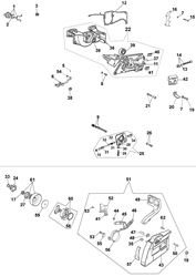 5f96a013-939f-462e-93bf efco-petrol-chainsaws part diagram