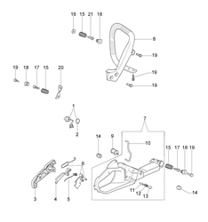 69373006-a483-4089-9826 efco-petrol-chainsaws part diagram