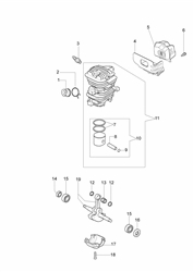 6ae16d3a-a311-4a41-a47d efco-petrol-chainsaws part diagram