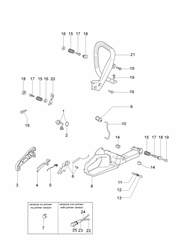6ae16d3a-a311-4a41-a47d efco-petrol-chainsaws part diagram