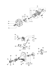 8350 efco-brushcutters part diagram