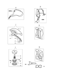 8350 efco-brushcutters part diagram