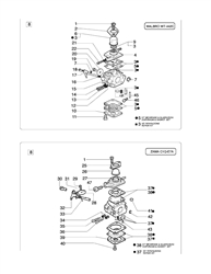 8350 efco-brushcutters part diagram