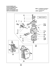 8350 efco-brushcutters part diagram