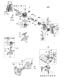 8350 efco-brushcutters part diagram
