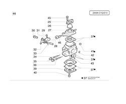 8350ic efco-brushcutters part diagram