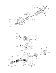 8350ic efco-brushcutters part diagram