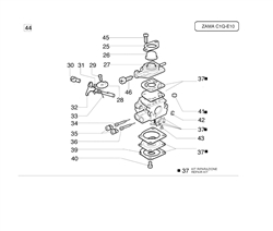 8350ic efco-brushcutters part diagram