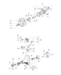 8350ic efco-brushcutters part diagram