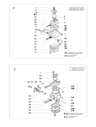 8350ic efco-brushcutters part diagram