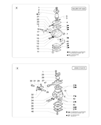 8350ic efco-brushcutters part diagram