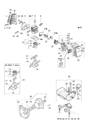 8400 efco-brushcutters part diagram