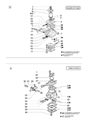 8400 efco-brushcutters part diagram