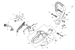 a5010817-c52e-4b68-93ff efco-petrol-chainsaws part diagram